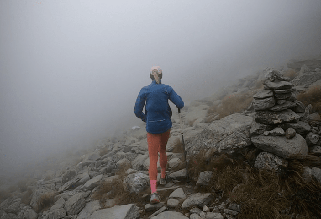 Rain and fog on the Appalachian Trail